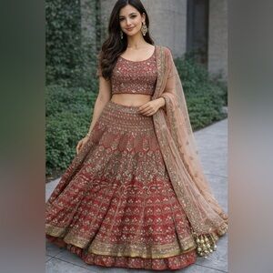 Indian /Pakistani/ Nepali bridal lehenga wedding dress